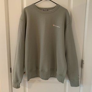 Mint Green Champion Crewneck US L LIKE NEW